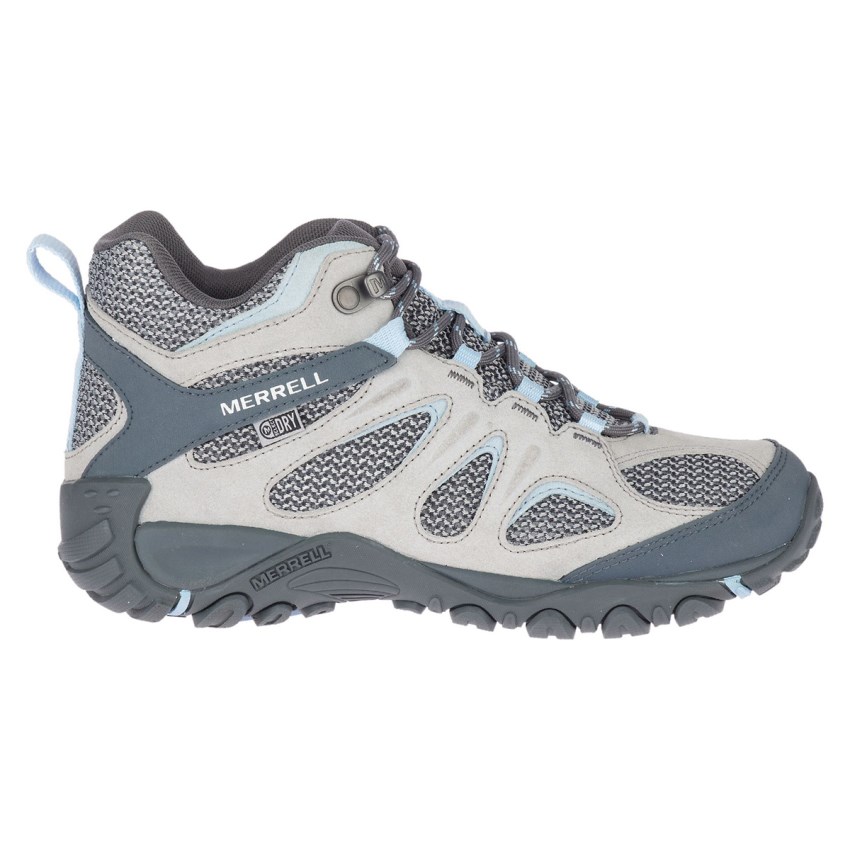 Chaussures Randonnée Merrell Yokota 2 Mid Waterproof Grise Foncé/Blanche Femme | E.M.BVGA